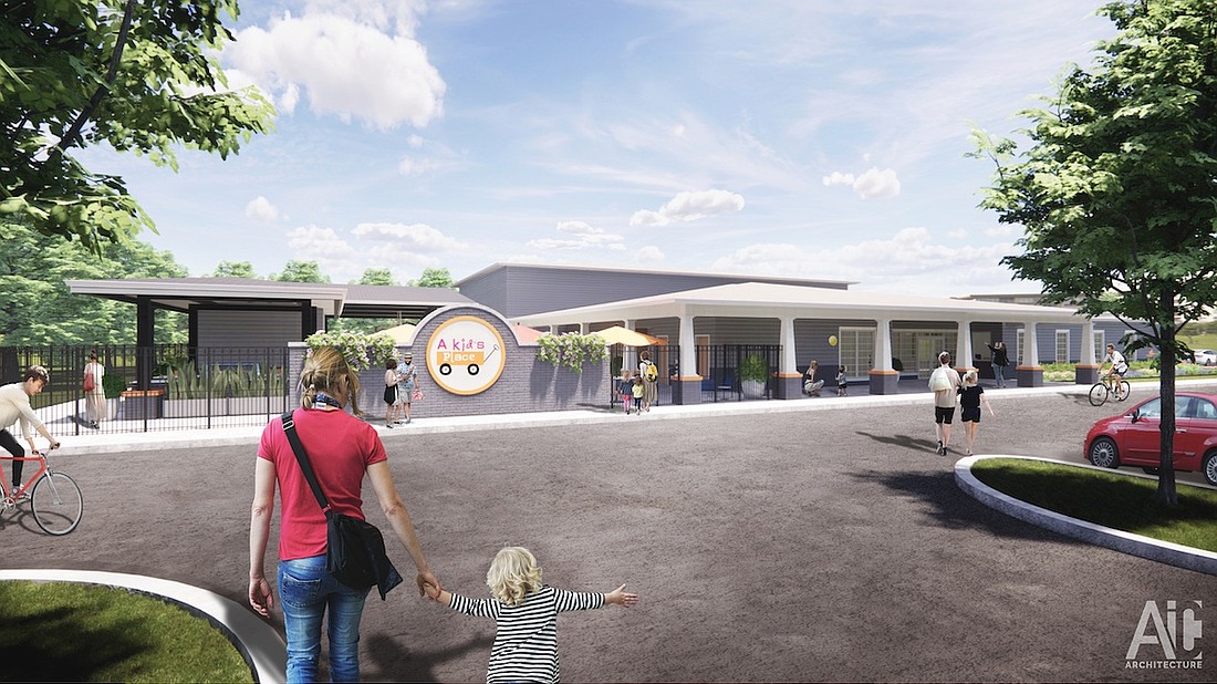 A computer rendering of the future activity center at A Kid's Place of Tampa Bay.