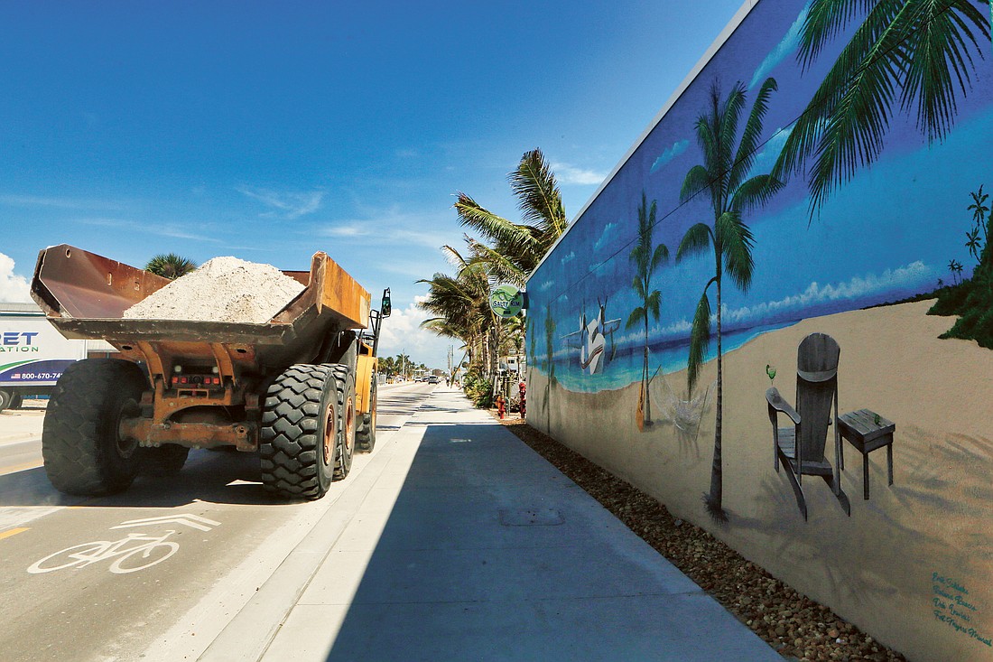 Fort Myers Beach on Sept. 29, 2024.