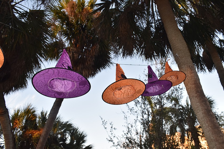 The Mangrove Walkway was decorated for the event.