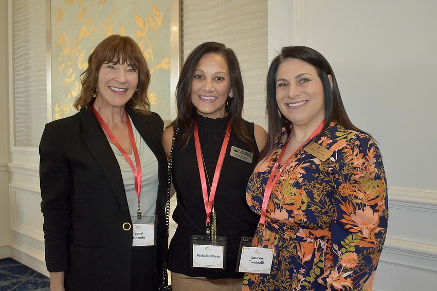 Janet Hazuda, Michelle Olivio and Lauren Tominelli