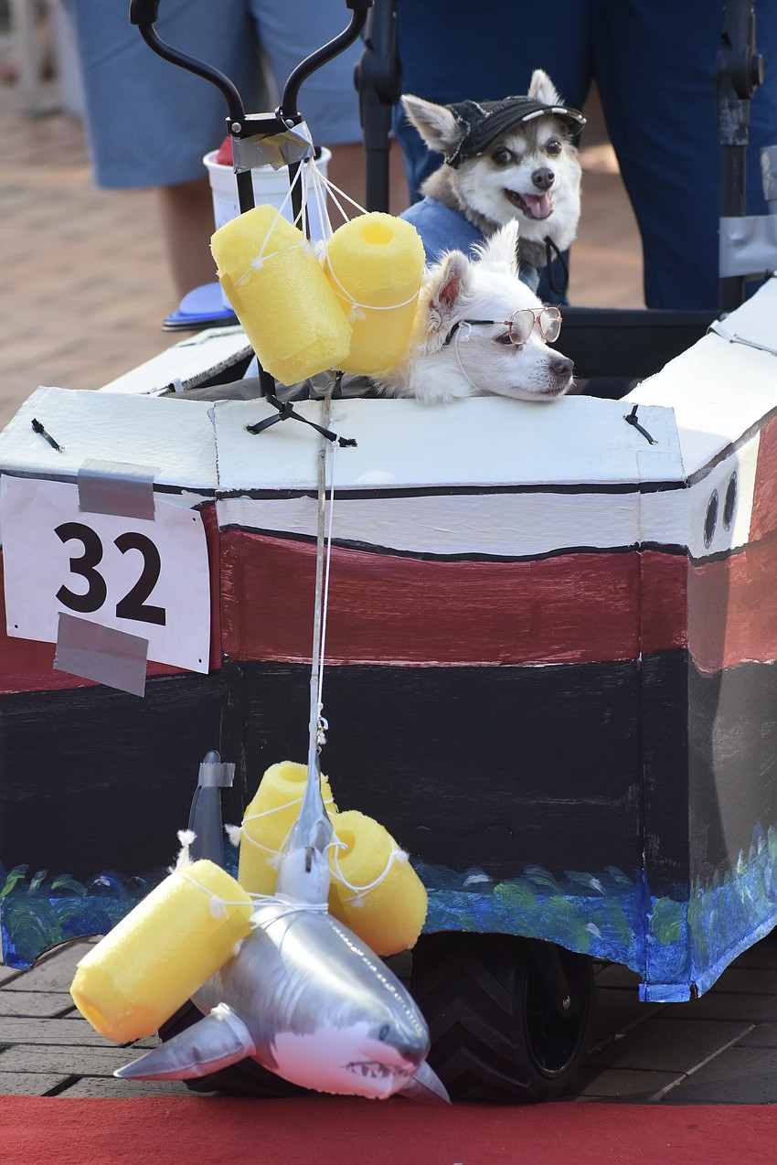 Tigger and Malibu came as Brody and Quint from 