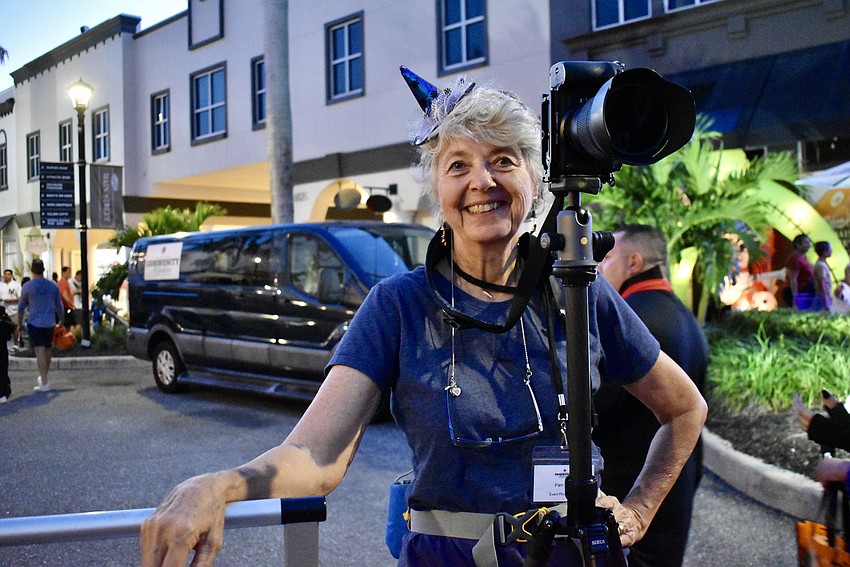 Pam Truitt is one of six photographers taking photos at BooFest for the Lakewood Ranch Photography Club. With all the great costumes, she's up to 250 photos in just over an hour.
