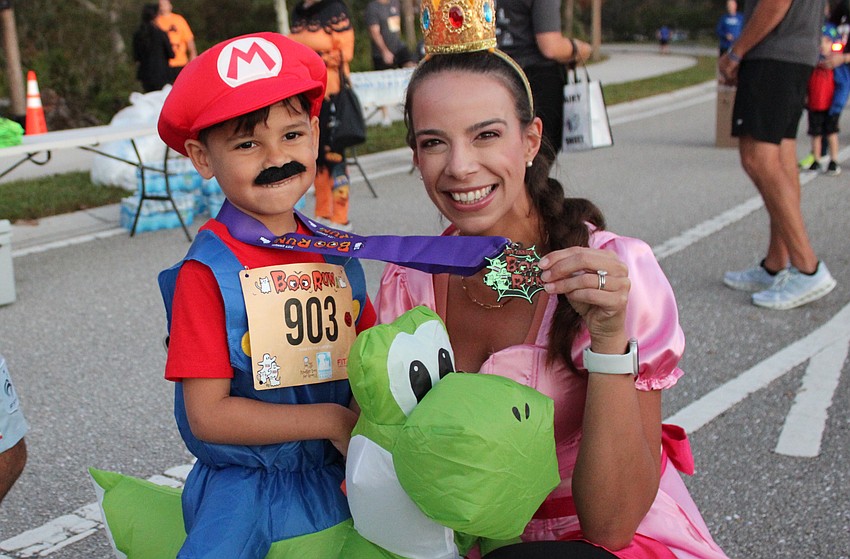 Jacob Gallego, 4, is getting ready to 