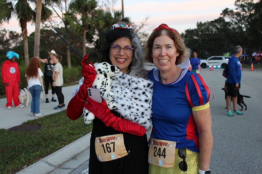 Lakewood Ranch's Maureen Flaherty and Laura Brady have been best friends for 21 years and they decided to do something different by walking in the Boo Run.