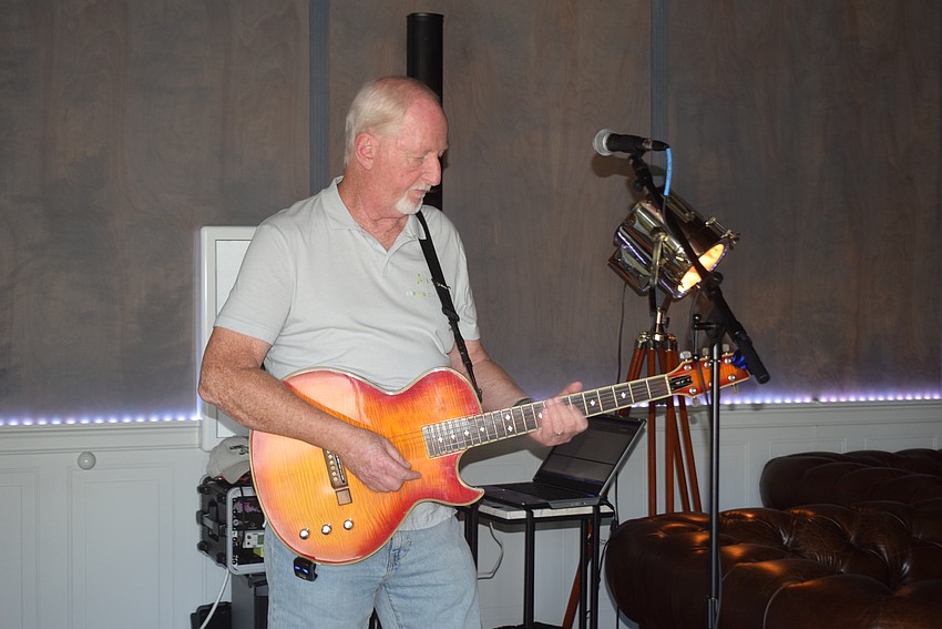 Mike Martin performing live at Club Leaf and Bean.