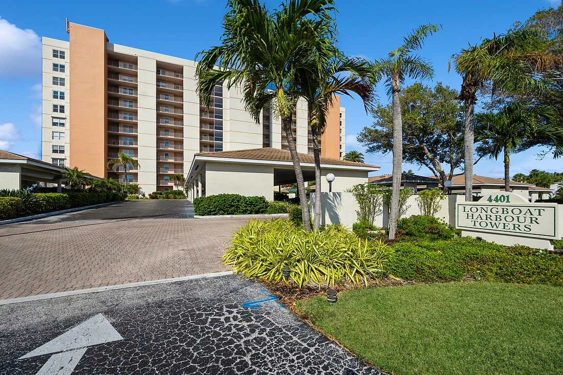 The Unit 707 condominium at 4401 Gulf of Mexico Drive sold for $1.25 million.