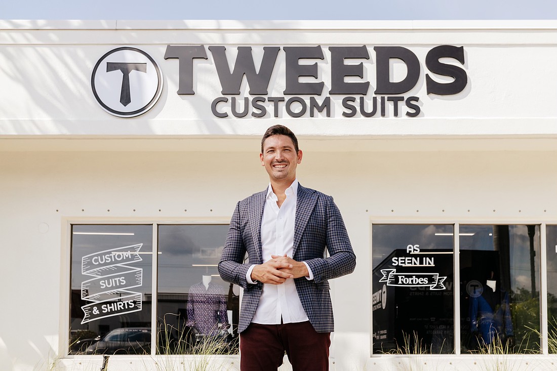 Tweeds Suit Shop founder Donald Carlson