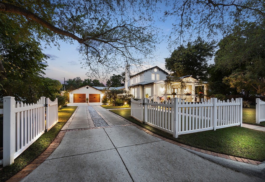 The home at 1632 Floyd St. was built in 1995 and has three bedrooms, four-and-a-half baths, a pool and 4,338 square feet of living area.