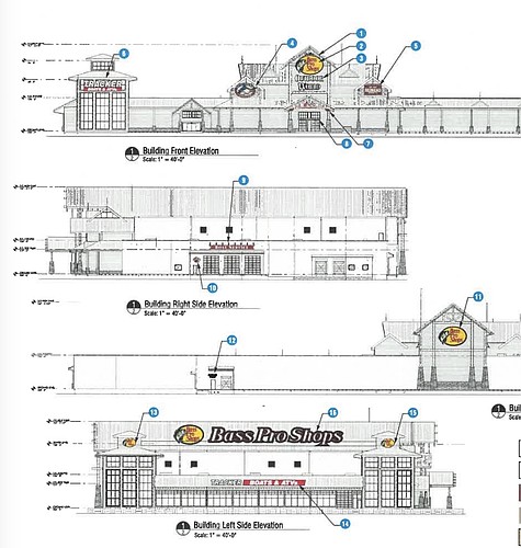 St. Johns County permitted signage for the St. Augustine Bass Pro Shops Oct. 28. It is expected to open by the end of 2024.