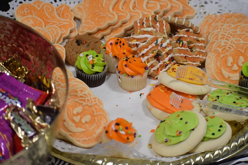 Halloween treats were on offer at the event.