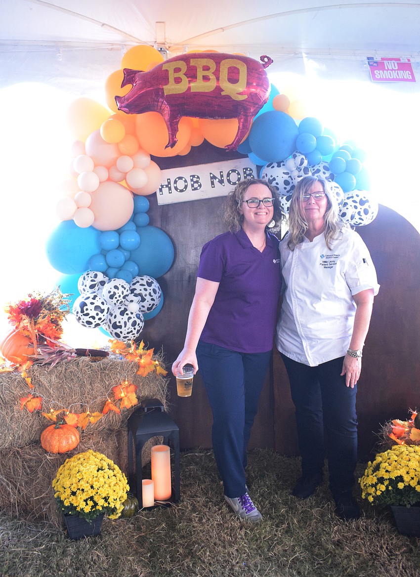 Lakewood Ranch Medical Center's Jacquie Weller and Millie Lacey say the Hob Nob is a great, fun night out.