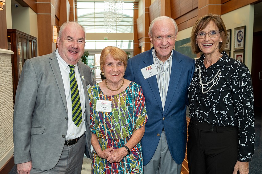 Dan Sheehy, Priscilla and Jack Schlegel and Georgann Nugent