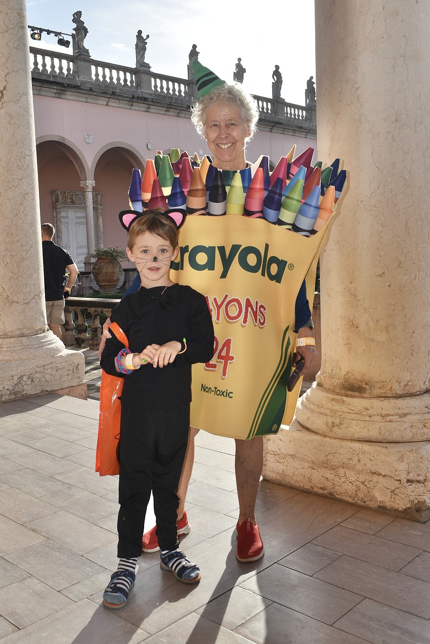 Jensen James, 5 and Kelly Warne