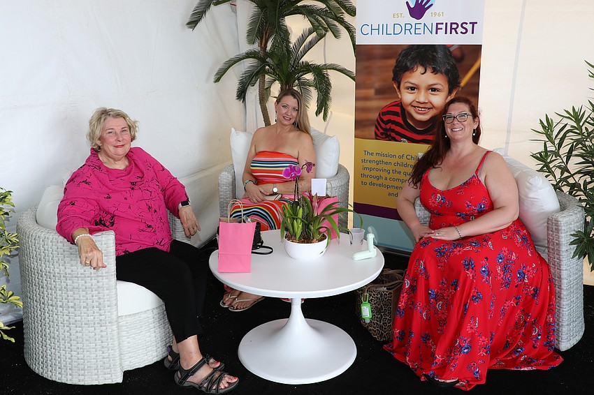 Lynne Huff, Lori Hines and Angeline Pantazis