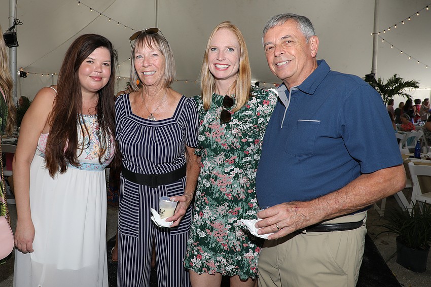 Brittany Berg, Pam Holic, Emma Kate Silvestri and former Venice Mayor John Holic