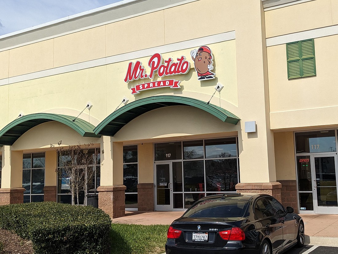 The Mr. Potato Spread restaurant at 840 Nautica Drive, No. 117, in River City Marketplace has been closed.