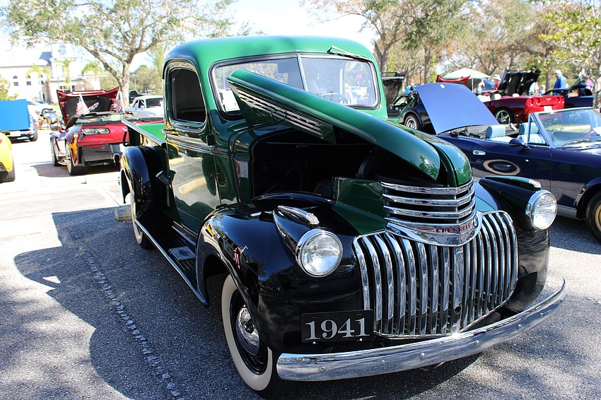Tim Fischer's 1941 Chevrolet pickup was one of only about three trucks at the car show.