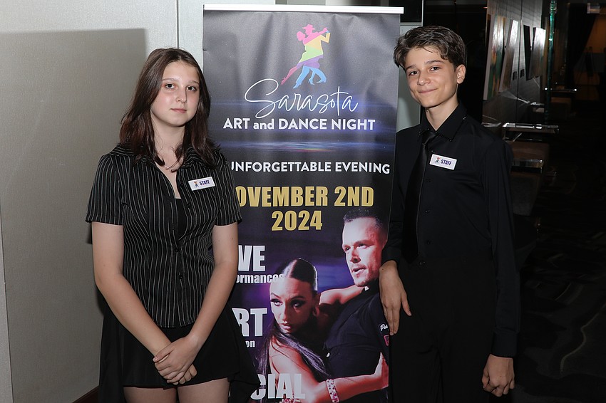 Sibling volunteers are Anni and Levi Szantosi