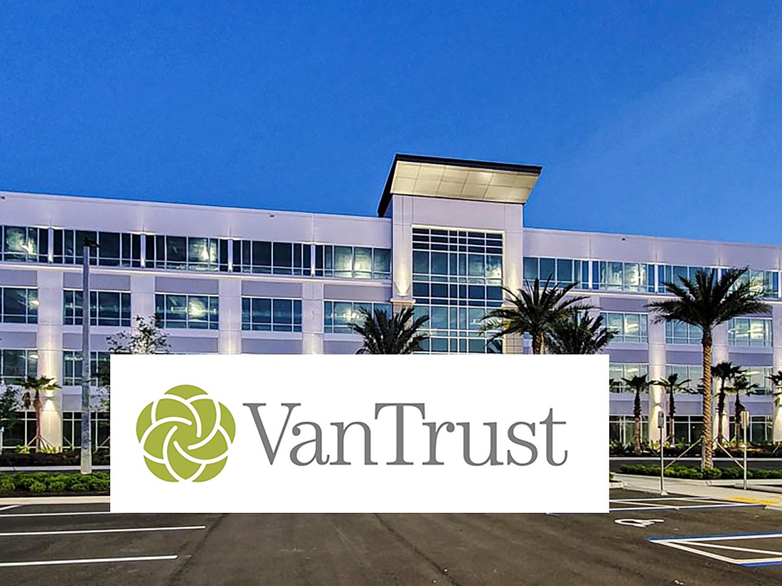 VanTrust Real Estate intends to relocate its Jacksonville headquarters to the Park Place One building at 100 Palmetto Park Place in Nocatee.