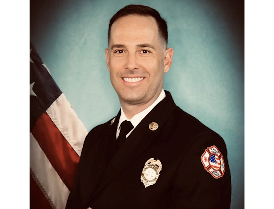 Flagler County Fire Rescue Battalion Chief Daniel VanDeusen. Courtesy photo