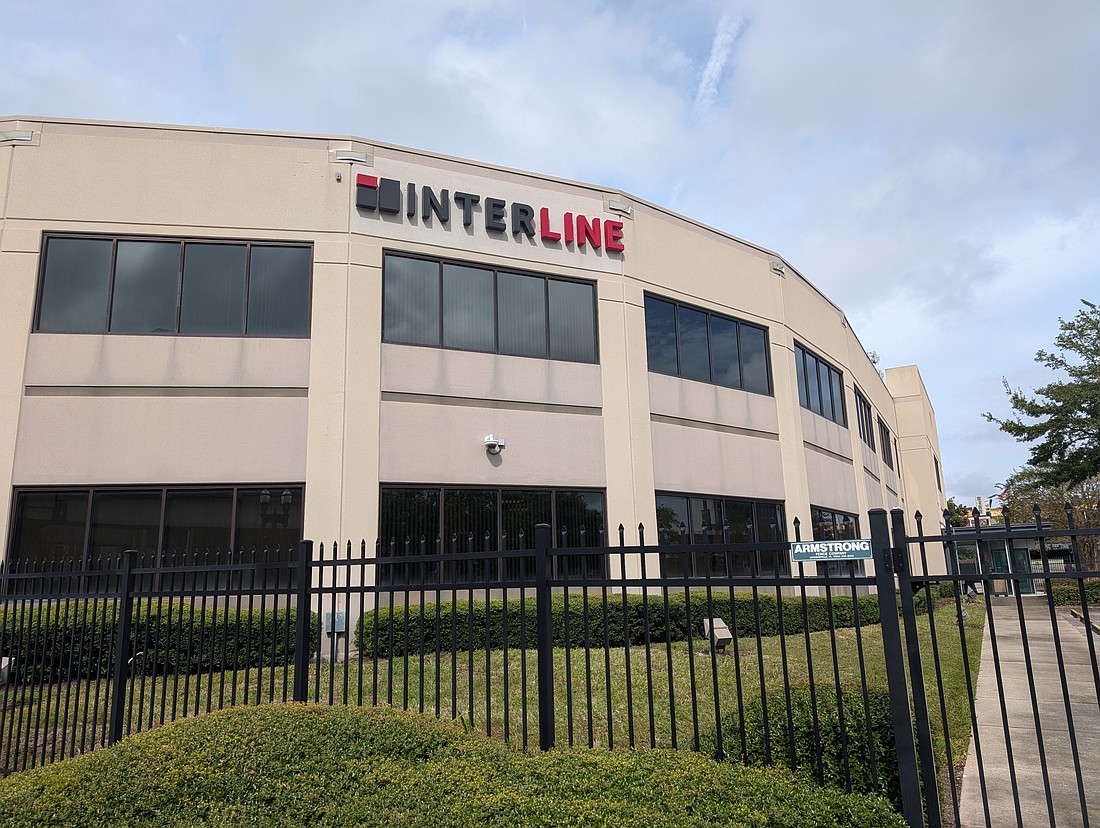 Interline Brands building at 801 W. Bay St. in the LaVilla area of Downtown Jacksonville.