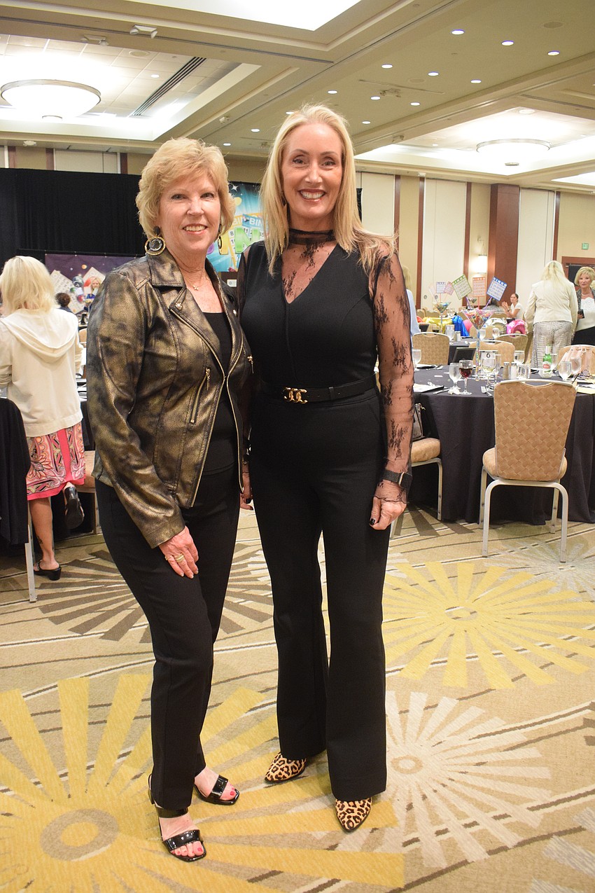 Kathy Collums and Tracy Wolfe are pleased to have Designer Bag Bingo at the Hyatt Regency Sarasota to allow more people to participate.
