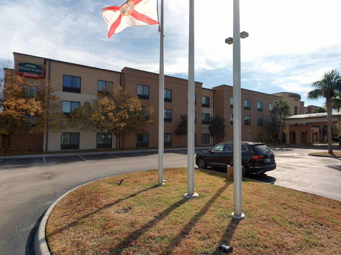 The Courtyard by Marriott St. Augustine I-95 hotel at 2075 State Road 16 in St. Augustine.