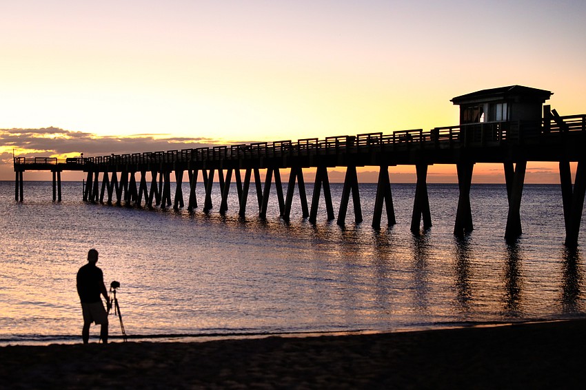 While Sharky's on the Pier is open, the Venice Pier remains closed due to three recent hurricanes.