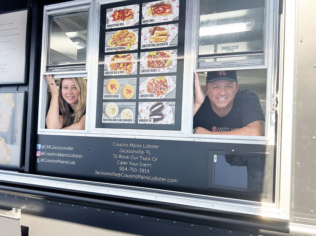 Mandy Ottesen and Damon Cole take their lobster roll business on the road starting Nov. 9.