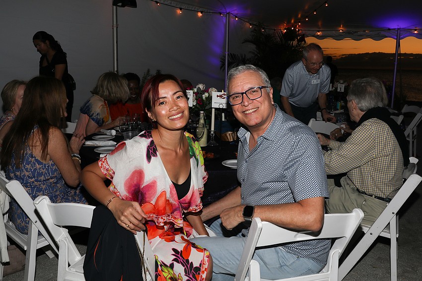 Belle and Greg Stikeleather enjoy a night out in support of Children First.