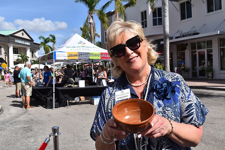 Maribeth Phillips, CEO of Meals on Wheels PLUS, says the main goal of the event each year is to bring awareness to the Food Bank of Manatee.