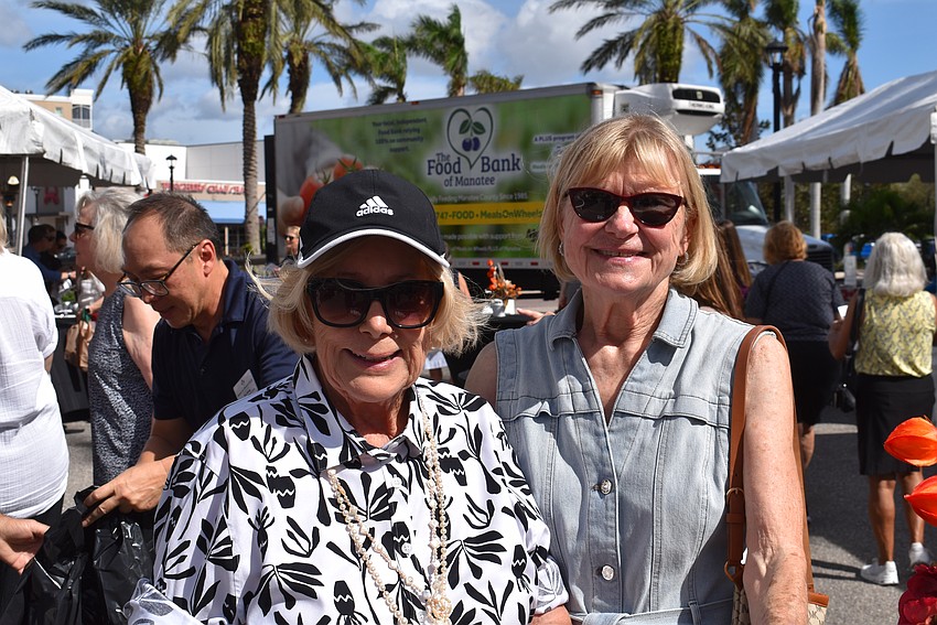 Lakewood Ranch residents Jennifer Fitzgerald and Jean Hritz attend Empty Bowls every year.