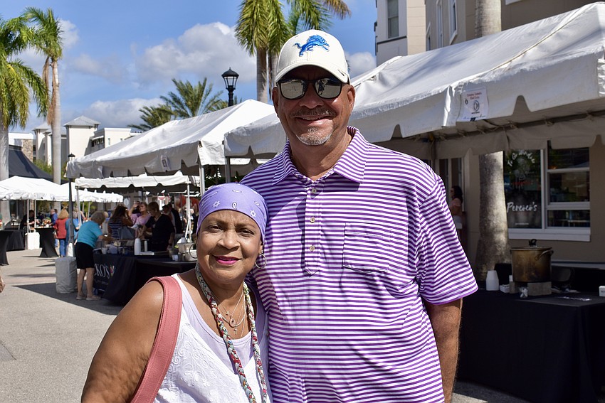Lakewood Ranch's Angela and Delbert Gist are attending Empty Bowls for the first time this year.