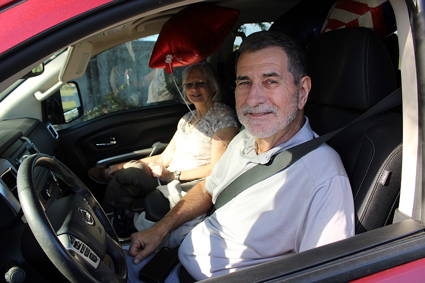 Heritage Harbour's Tom Sullivan participated in the parade along with his wife, Judy. Sullivan served with the Air Force as a Lieutenant Colonel. Their grandkids attend McNeal.