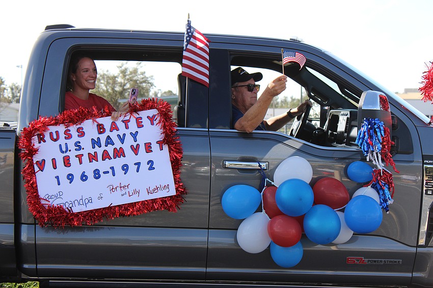 More than 30 veterans participated in the Gilbert McNeal Veterans Day parade.
