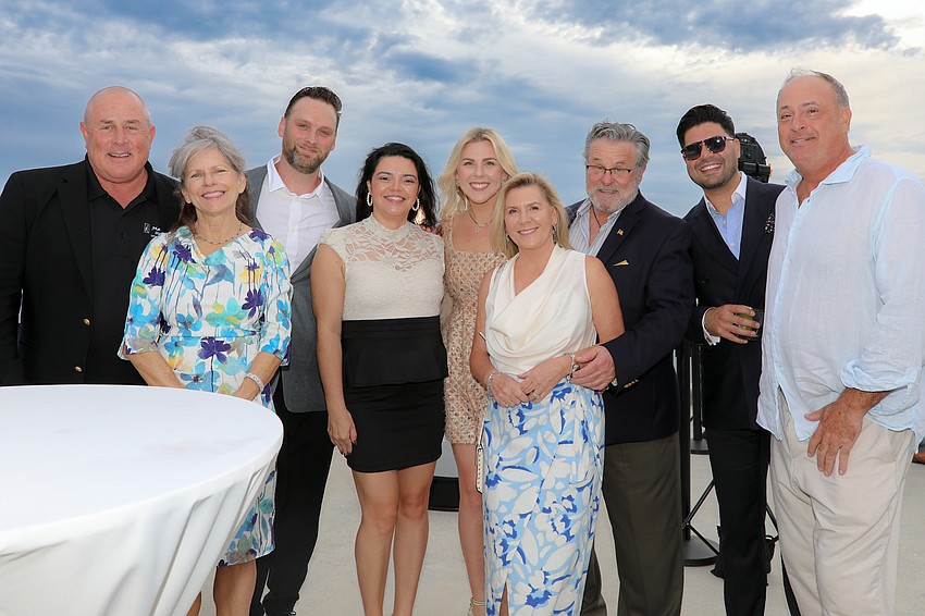 Brian and Sherry Flynn, Kevin and Andrea McAloon, Taylor Teymuri, Tammy and Richard Karp, Shak Teymuri and Jeffrey Koffman