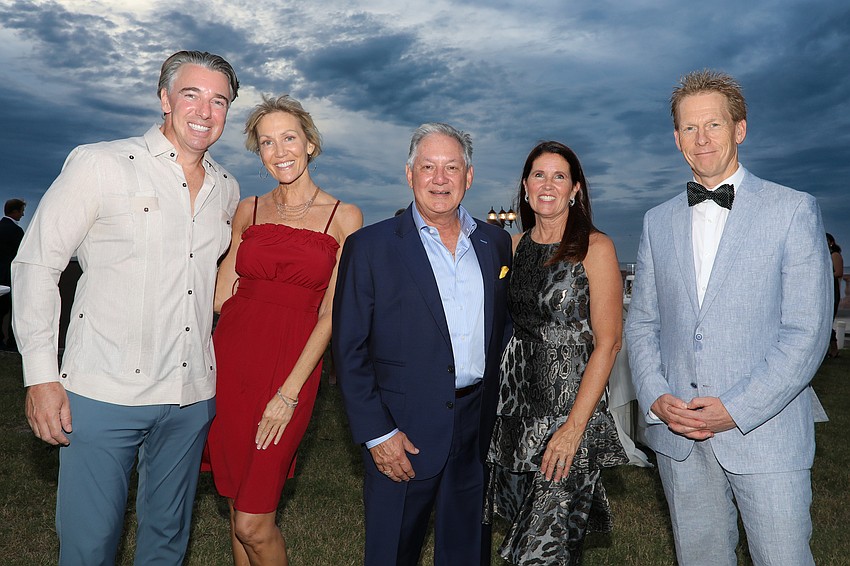 Dr. Chad Turnbull, Mary Lavin, John and Teresa Mast and Dr. Bruce Gilley