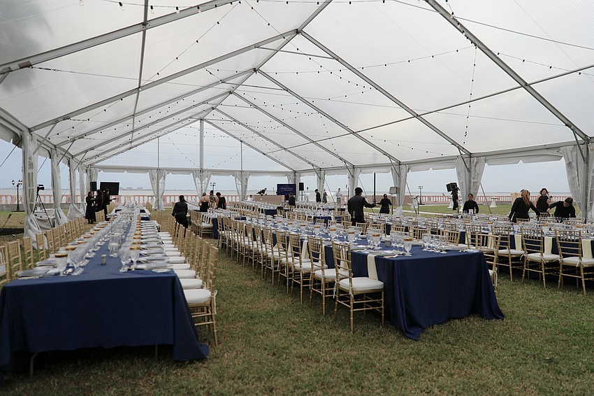 New College held its annual clambake on Nov. 7, with 240 guests in attendance.