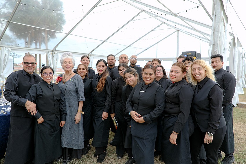 Together with a most attentive staff, Michael's on East and their catering queen, Tracey McCammack, ensured good food and drink all evening.