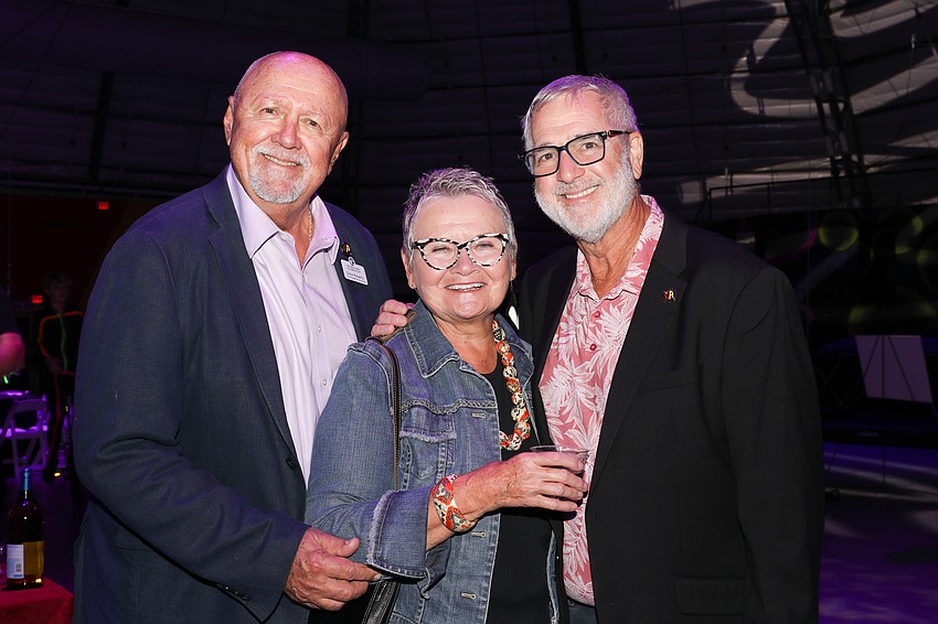 Zoltan Karpathy with donors Carolyn and Ken Woodworth.