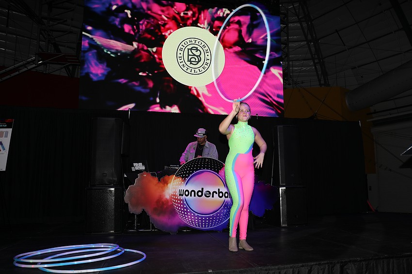 At 12 years old Anita Haniieva is already a hula-hoop whiz.