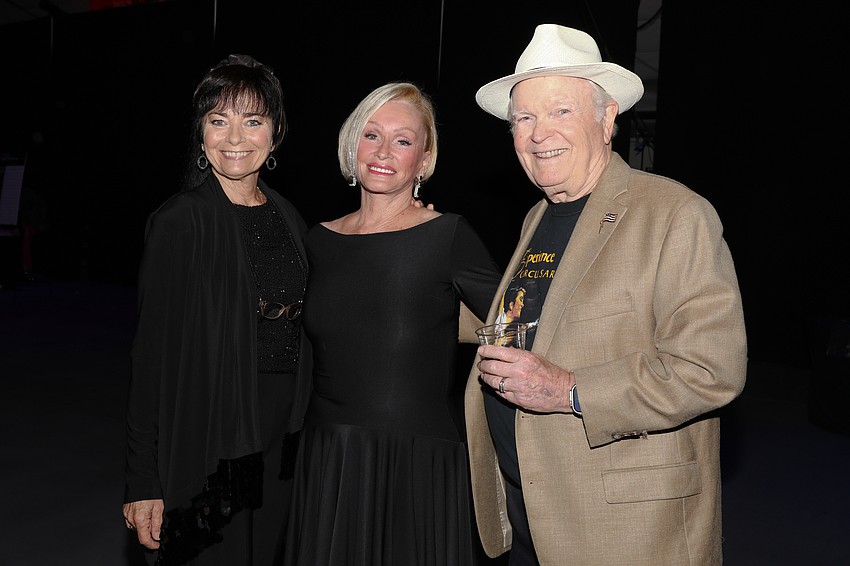 Dolly Jacobs with Linda and Tom McDonald