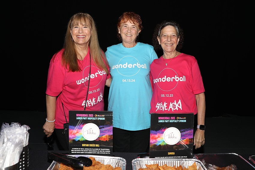 Volunteers Laurel Ash, Joy Jones and Helene Horrell