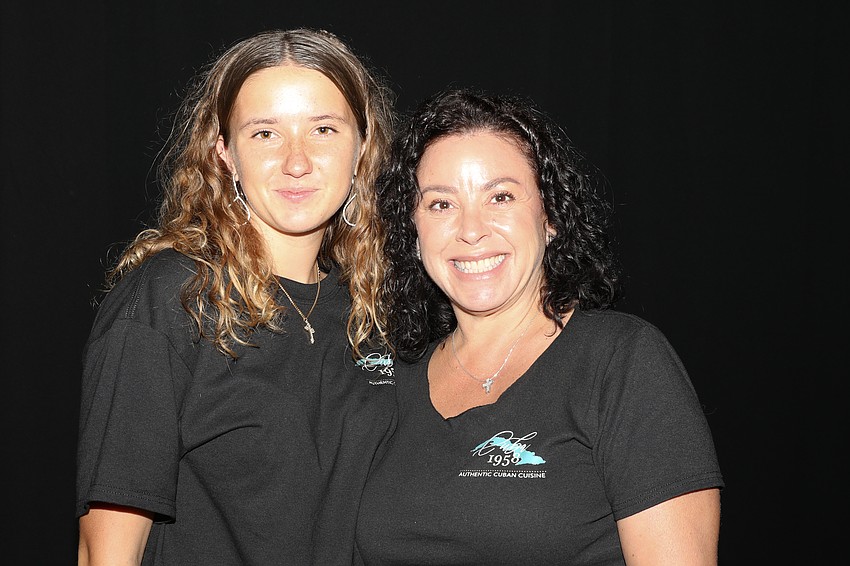 Franczesca Kobajlo and Kathy Jiminez from Mirna's Cuban Cuisine.