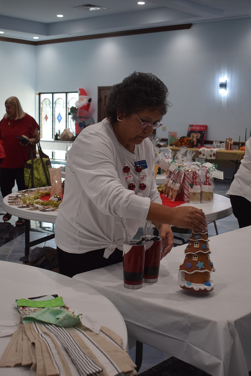JoAnn Sifuentes at the St. Mary Christmas Bazaar.