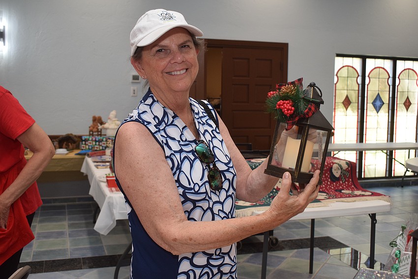 Mary Ann Miller at the St. Mary Christmas Bazaar.
