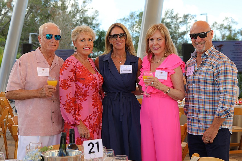 Craig and Sharon Lewis, Holly McGrath, Kathleen France and John McGrath