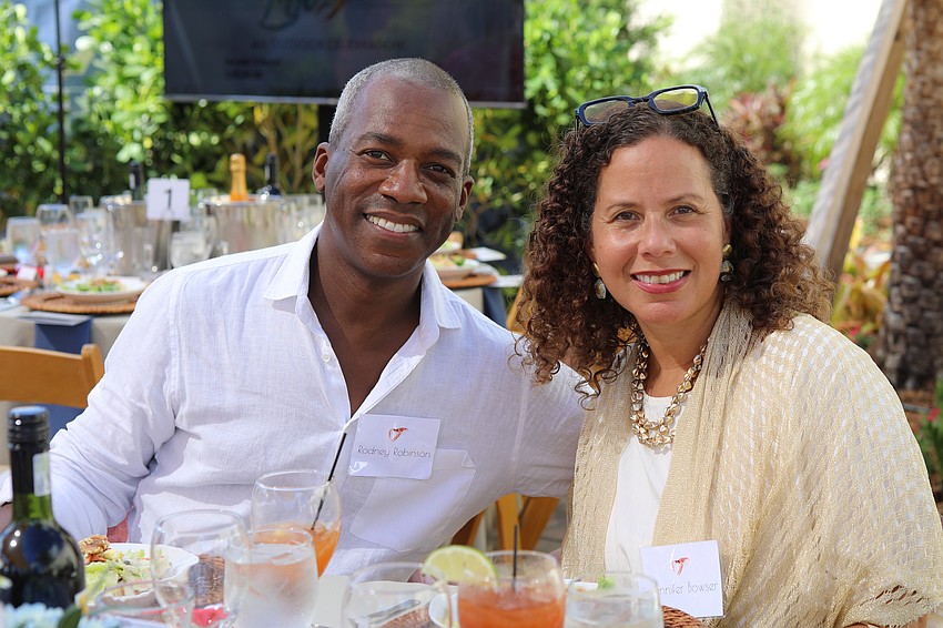 Rodney Robinson and Jennifer Bowser