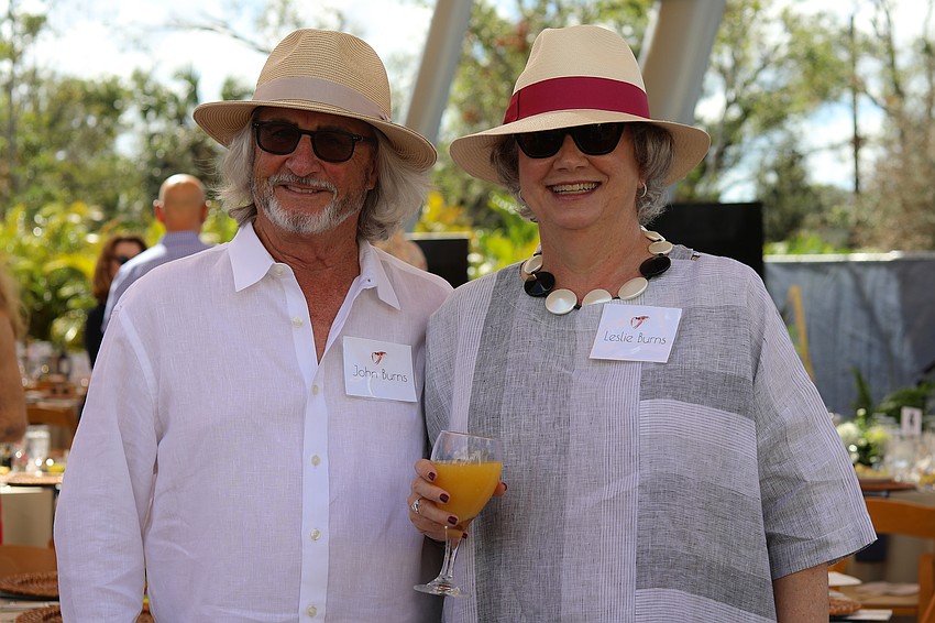 John and Leslie Burns are happy to attend the Hermitage Artist Retreat's Artful Lobster.