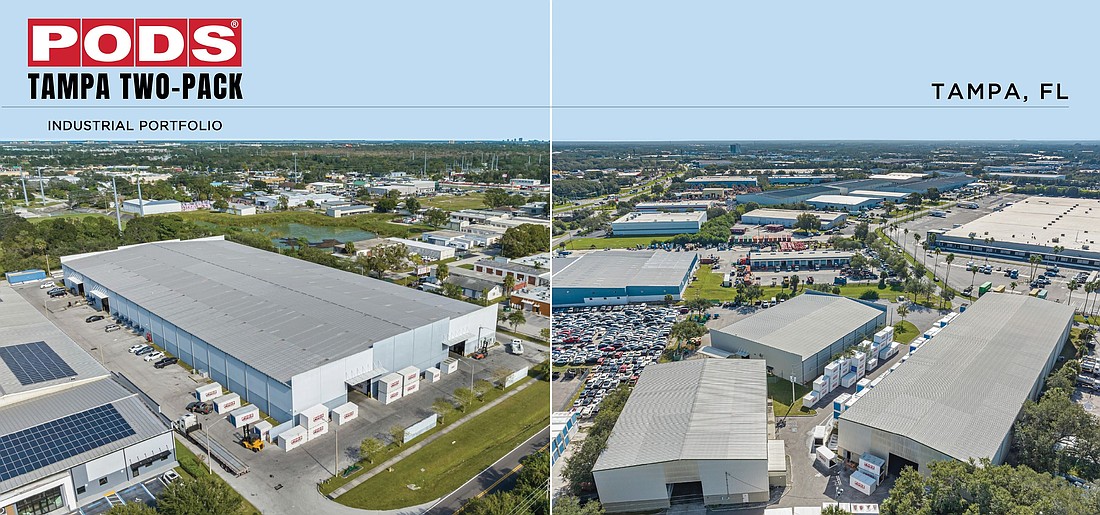 A three-building portfolio leased by PODS in the Tampa Bay market has sold.